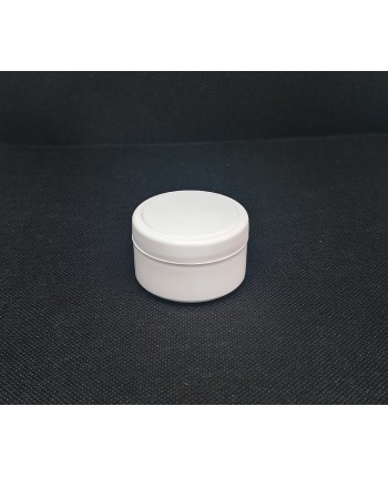 Cutie cosmetica 20 ml alba cu perete simplu
