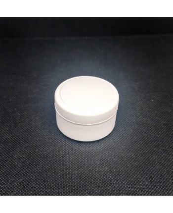 Cutie cosmetica 20 ml alba cu perete simplu