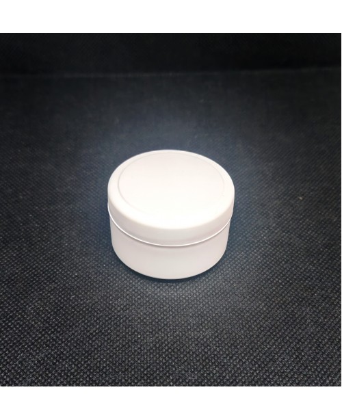 Cutie cosmetica 20 ml alba cu perete simplu