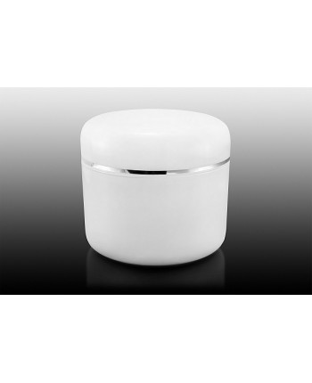 Doza cosmetica perete dublu alba 30 ml