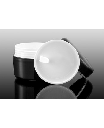 Cutie cosmetica perete dublu neagra 30 ml