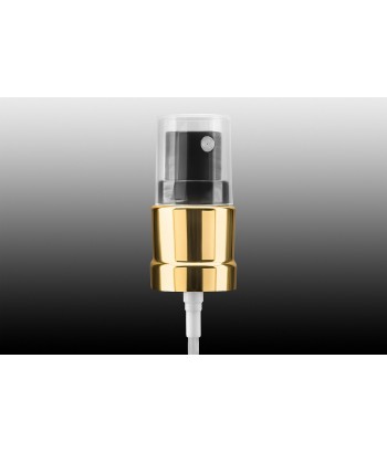 Pulverizator negru cu auriu filet 18/415