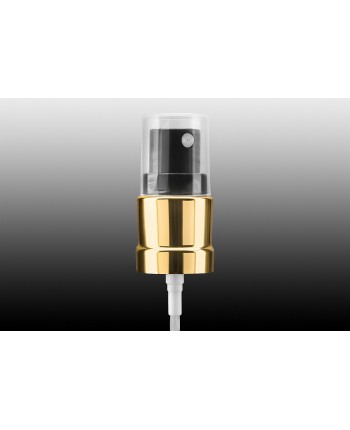 Pulverizator negru cu auriu filet 18/415