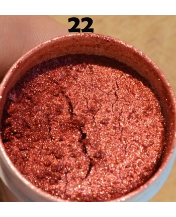 Pigmenti cosmetici nr. 37- 46 - paleta culori roz-rosu-portocaliu 