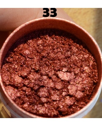 Pigmenti cosmetici nr. 37- 46 - paleta culori roz-rosu-portocaliu 