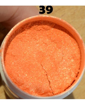 Pigmenti cosmetici nr. 37- 46 - paleta culori roz-rosu-portocaliu 