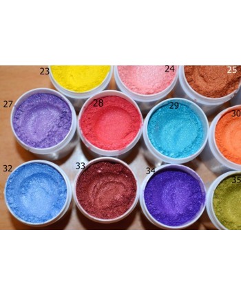 Pigmenti cosmetici minerali perlati nr. 23-36