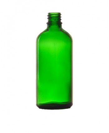 Sticla verde de sticla 100 ml, fara capac